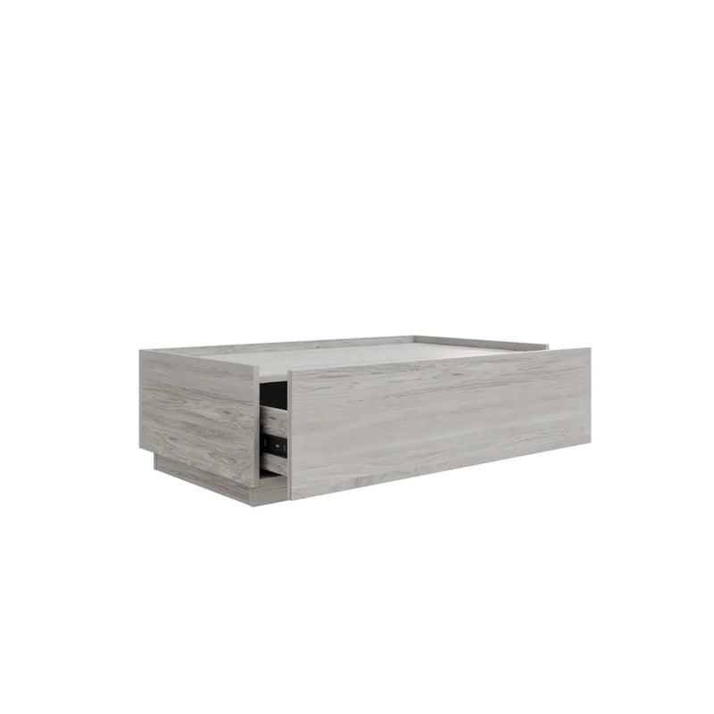 Tiroir de rangement large - Gris & Gris